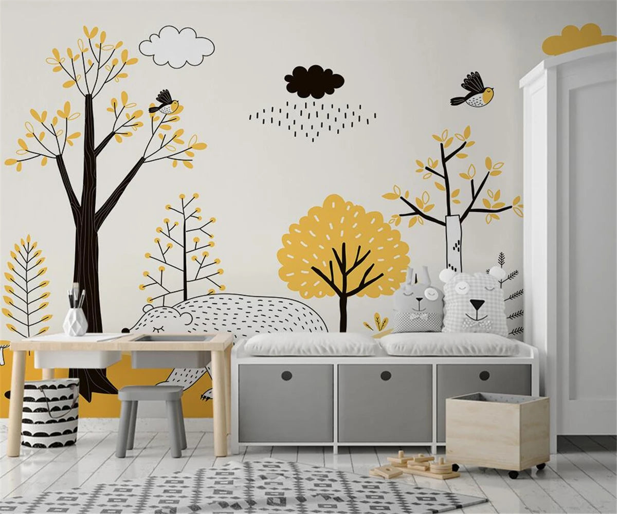 Nordic Forest with Animals