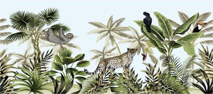 Painted Medieval Forest with Animals, photo 8