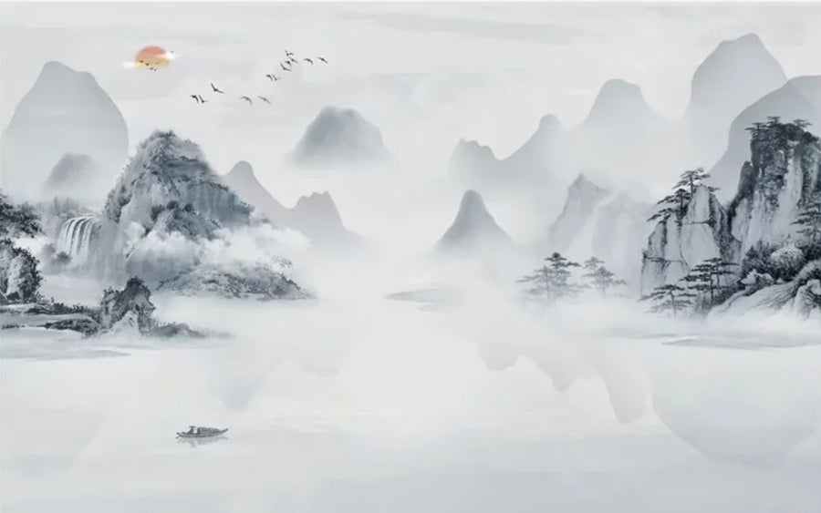 Misty Lake and Mountains, photo 7