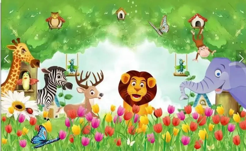 Rainbow and Hand-drawn Animals, photo 7