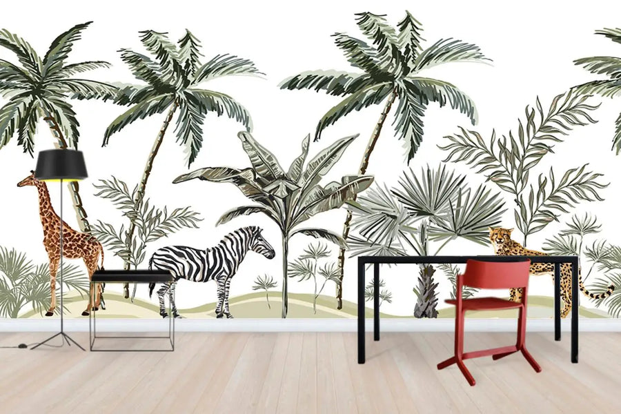 Painted Medieval Forest with Animals, photo 14