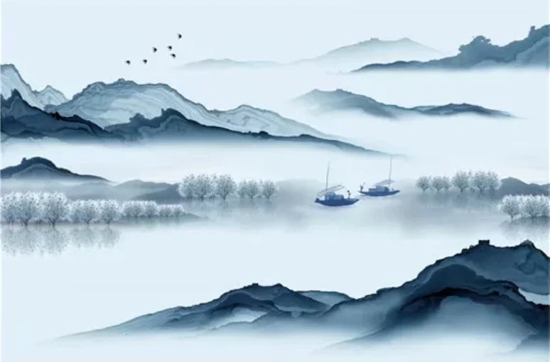 Misty Lake and Mountains, photo 8