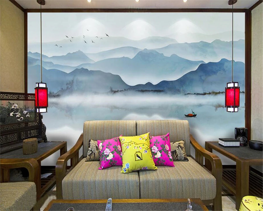 Misty Lake and Mountains, photo 4