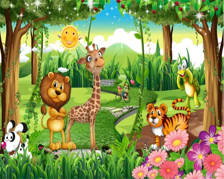 Fantasy Forest with Giraffe and Lion, photo 5