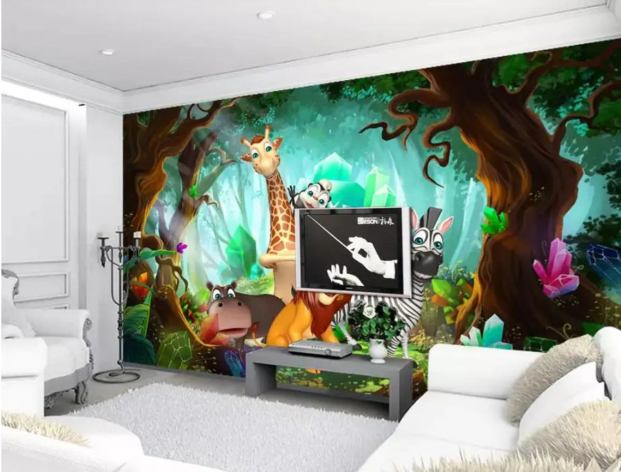 Fantasy Forest with Giraffe and Lion, photo 8