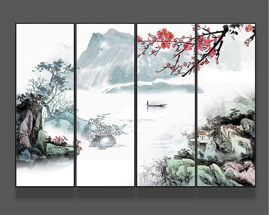 Ink Mountains and Plum Blossom, photo 4