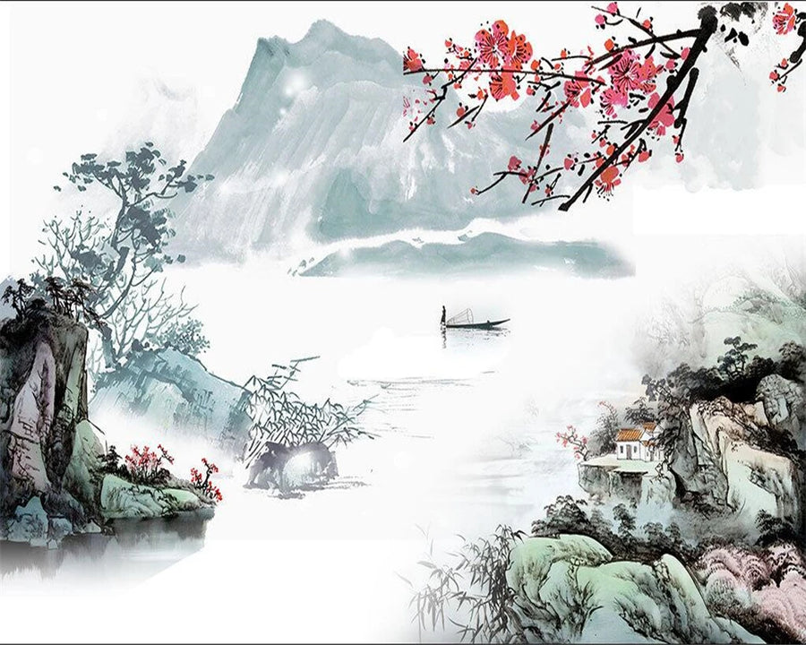 Ink Mountains and Plum Blossom, photo 5