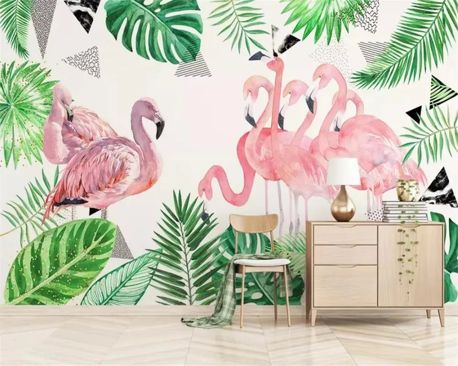 Banana Leaves and Flamingos, photo 6
