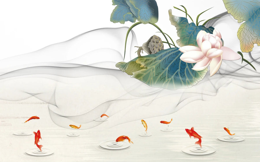 Ink Lotus and Bird, photo 4