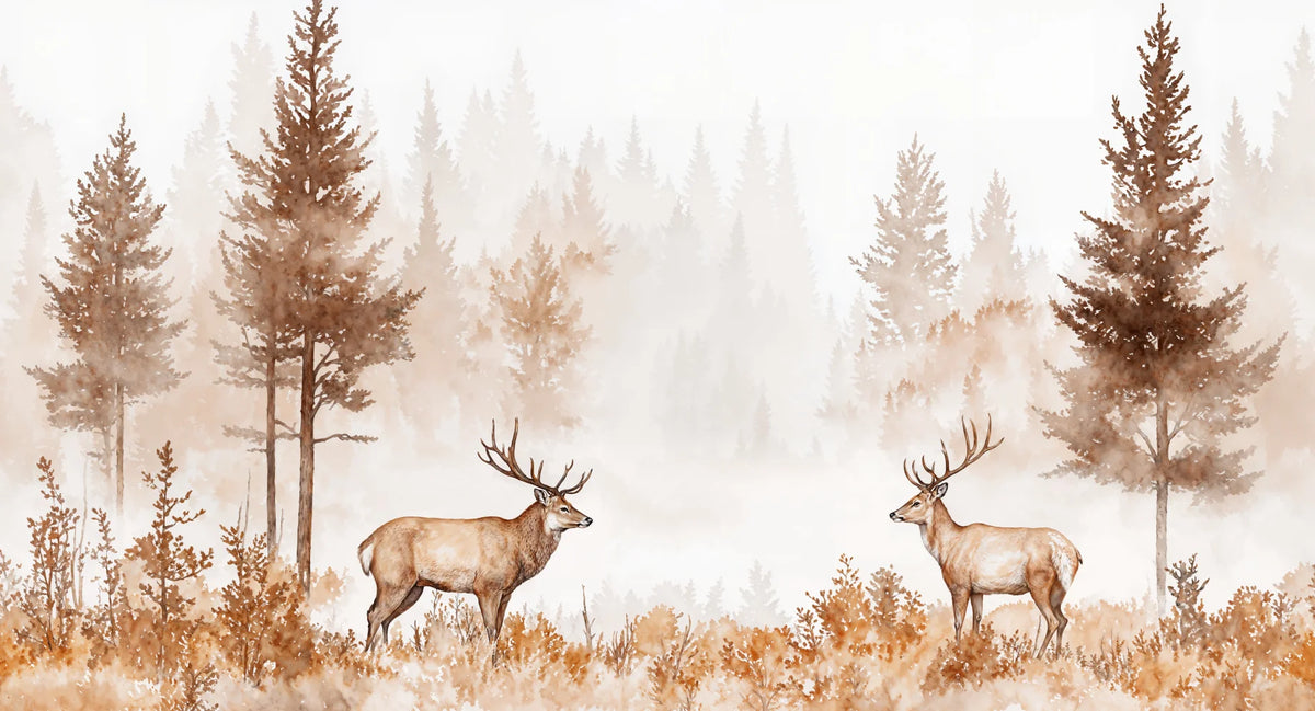 Blue and Gold Elk Forest