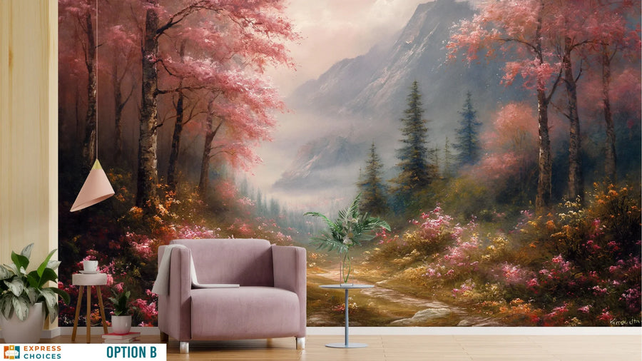 Mist, Cedars and Blossom Trees, photo 9