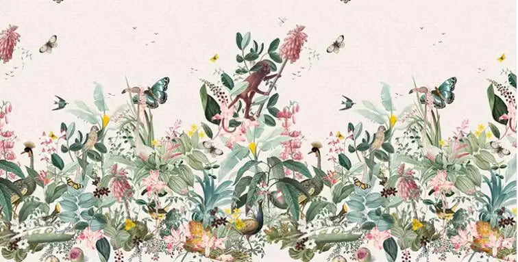 Flowering Jungle with Butterflies and Birds, photo 6