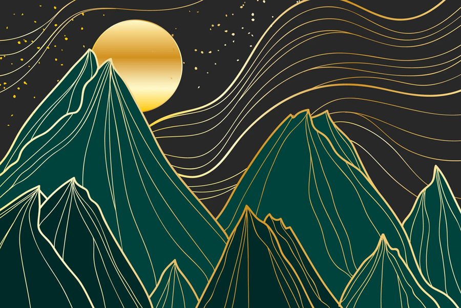 Golden Mountains and Birds, photo 15