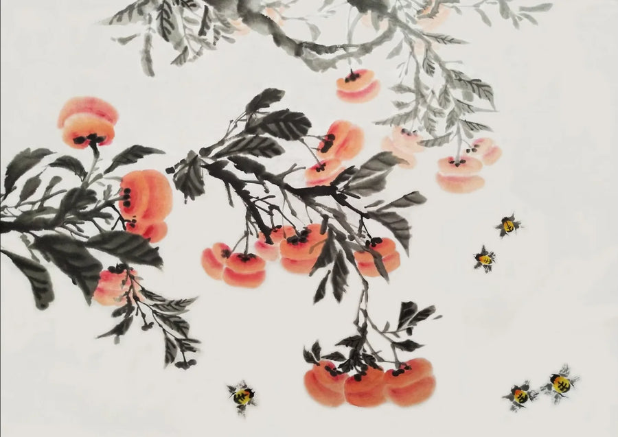 Birds, Branches and Persimmons, photo 4