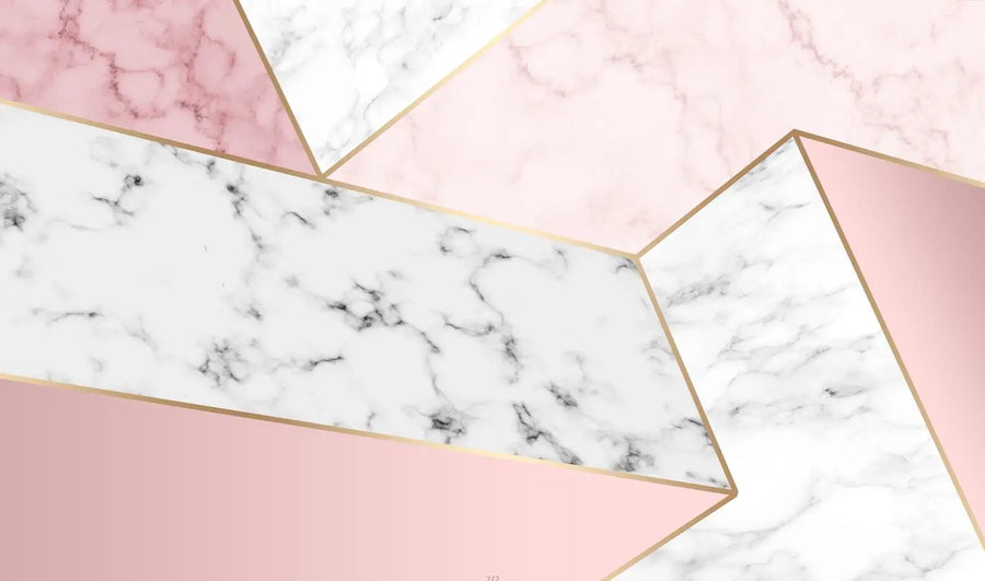 White and Pink Marble with Gold Veins, photo 15