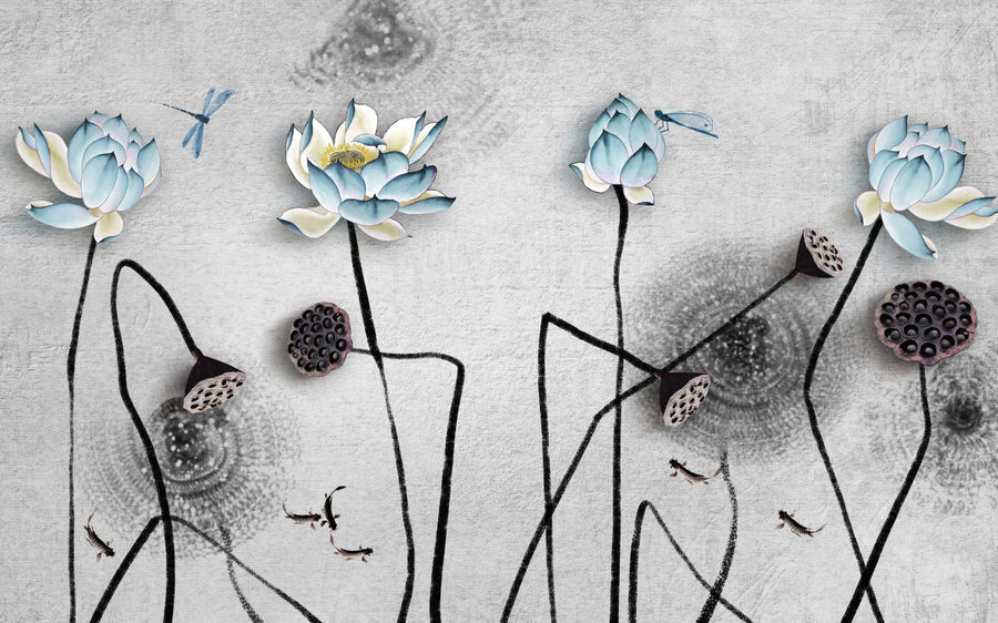 Ink Lotus and Bird, photo 8