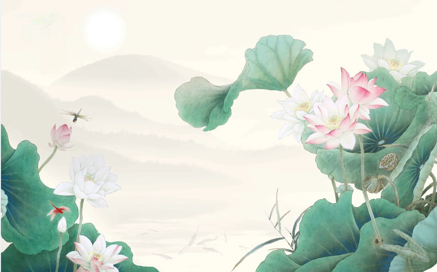 Ink Lotus and Bird, photo 12