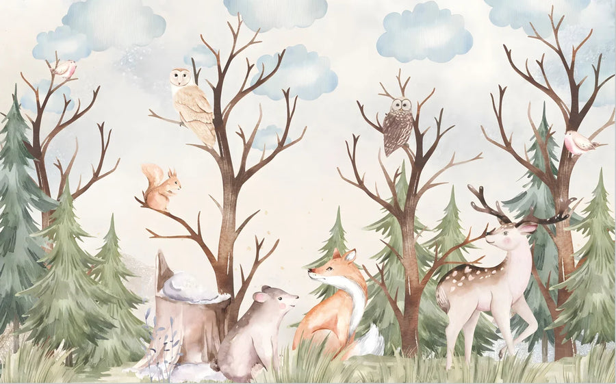 Watercolour Jungle with Giraffe, photo 5