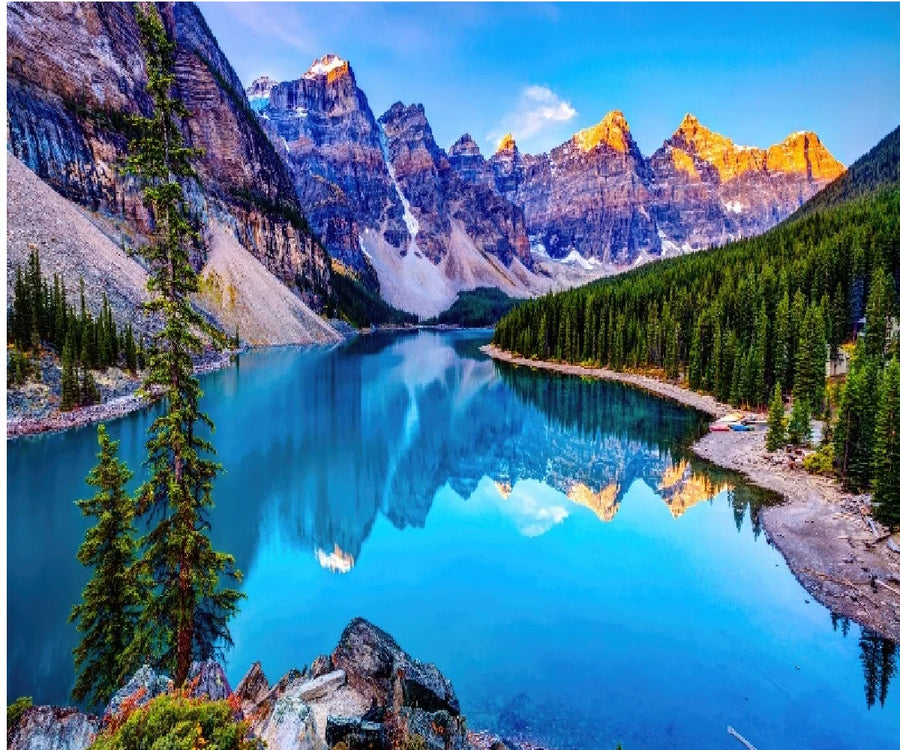 Alpine Lake and Snowy Peaks, photo 6