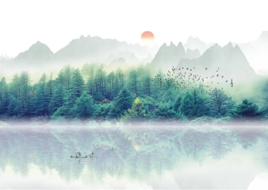Golden Mountains and Birds, photo 10