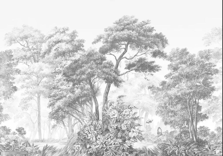 Black and White Painted Jungle, photo 15