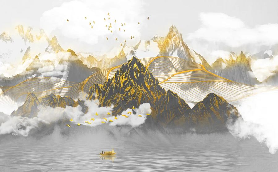 Golden Mountains and Birds, photo 22