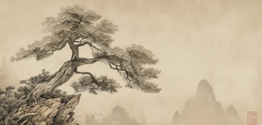 Ink Landscape with Great Tree, photo 14