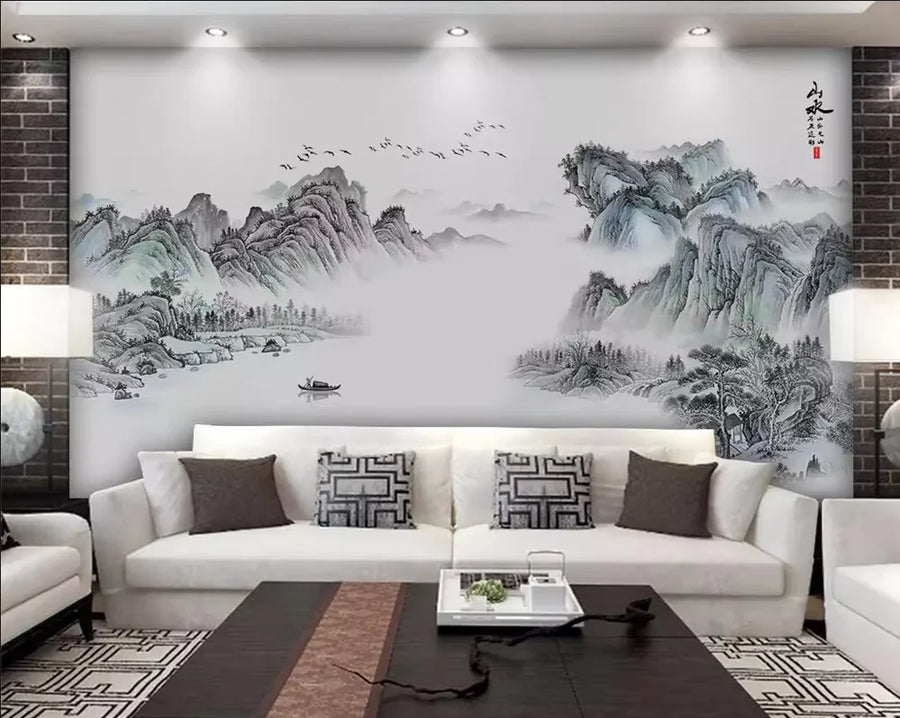 Ink Landscape with Great Tree, photo 15