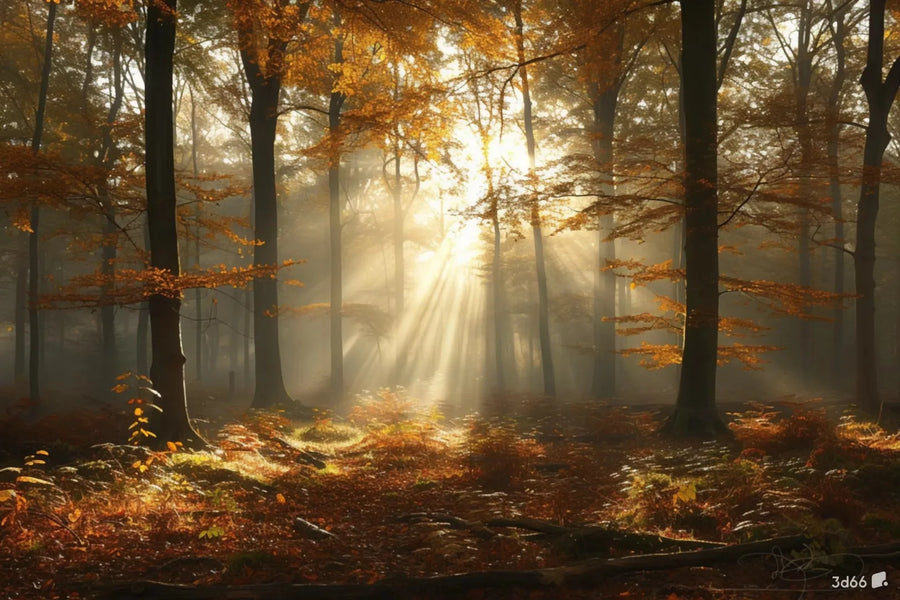 Autumn Forest with Yellow Leaves, photo 19