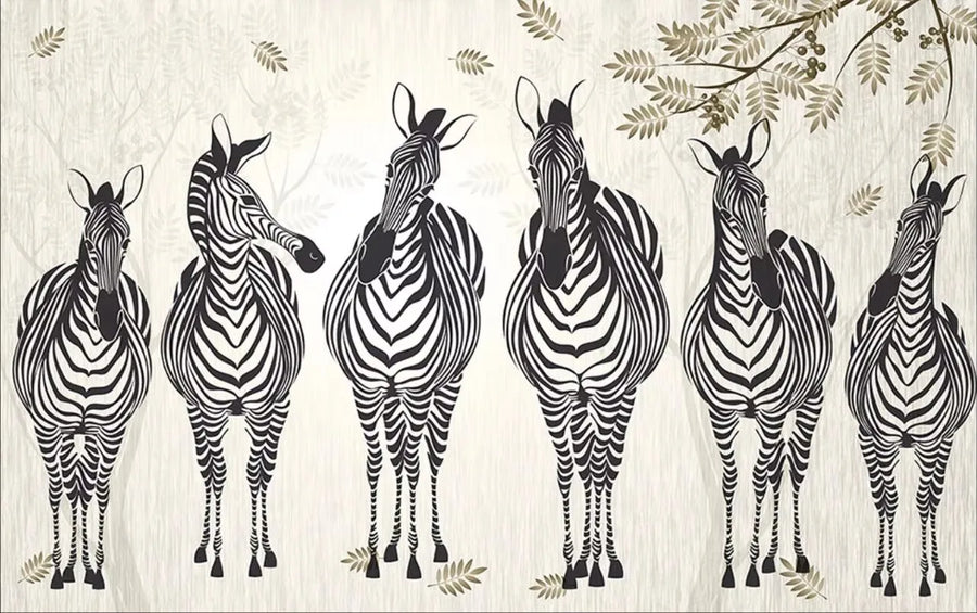 Zebras and Branches, photo 8