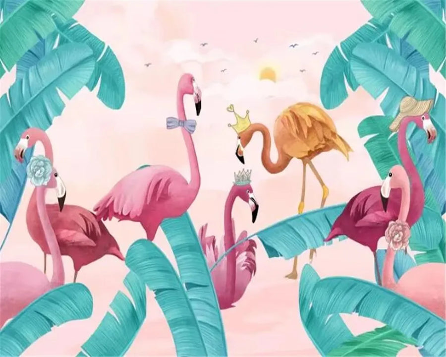Banana Leaves and Flamingos, photo 11