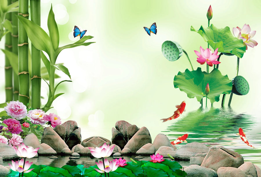 Wooden Bridge and Lotus, photo 13